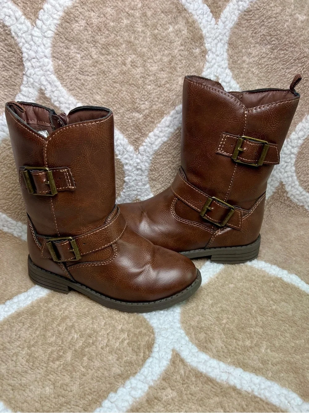 Carter’s Jen Toddler Girl Faux Leather Boots